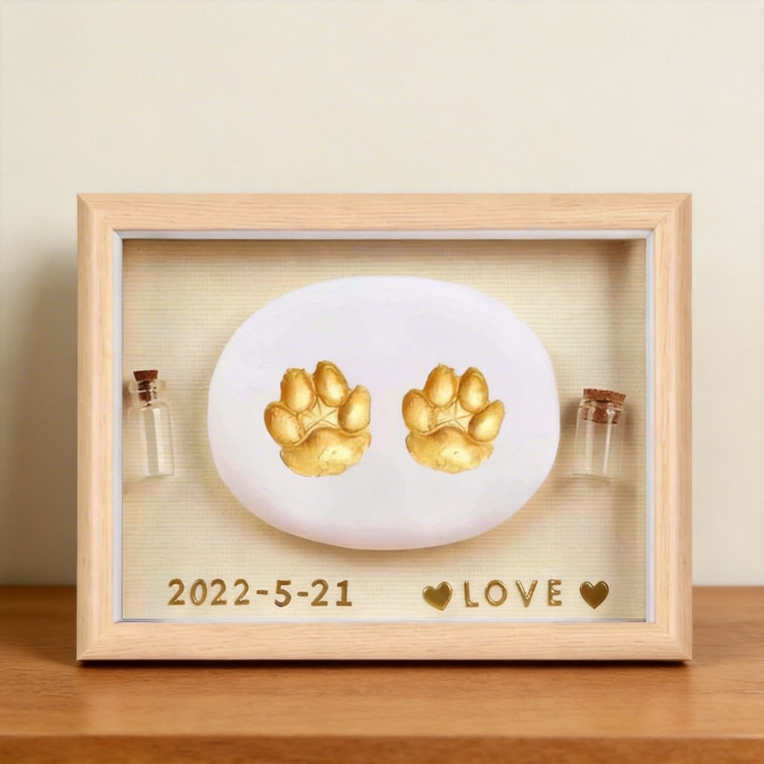 Pet Paw Print Keepsake Frame | Capture Their Love Forever