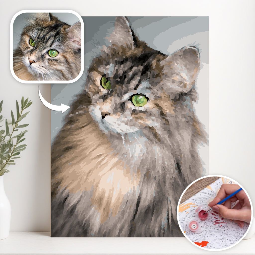 Paint My Pet by Numbers - Personalized Pet Portraits
