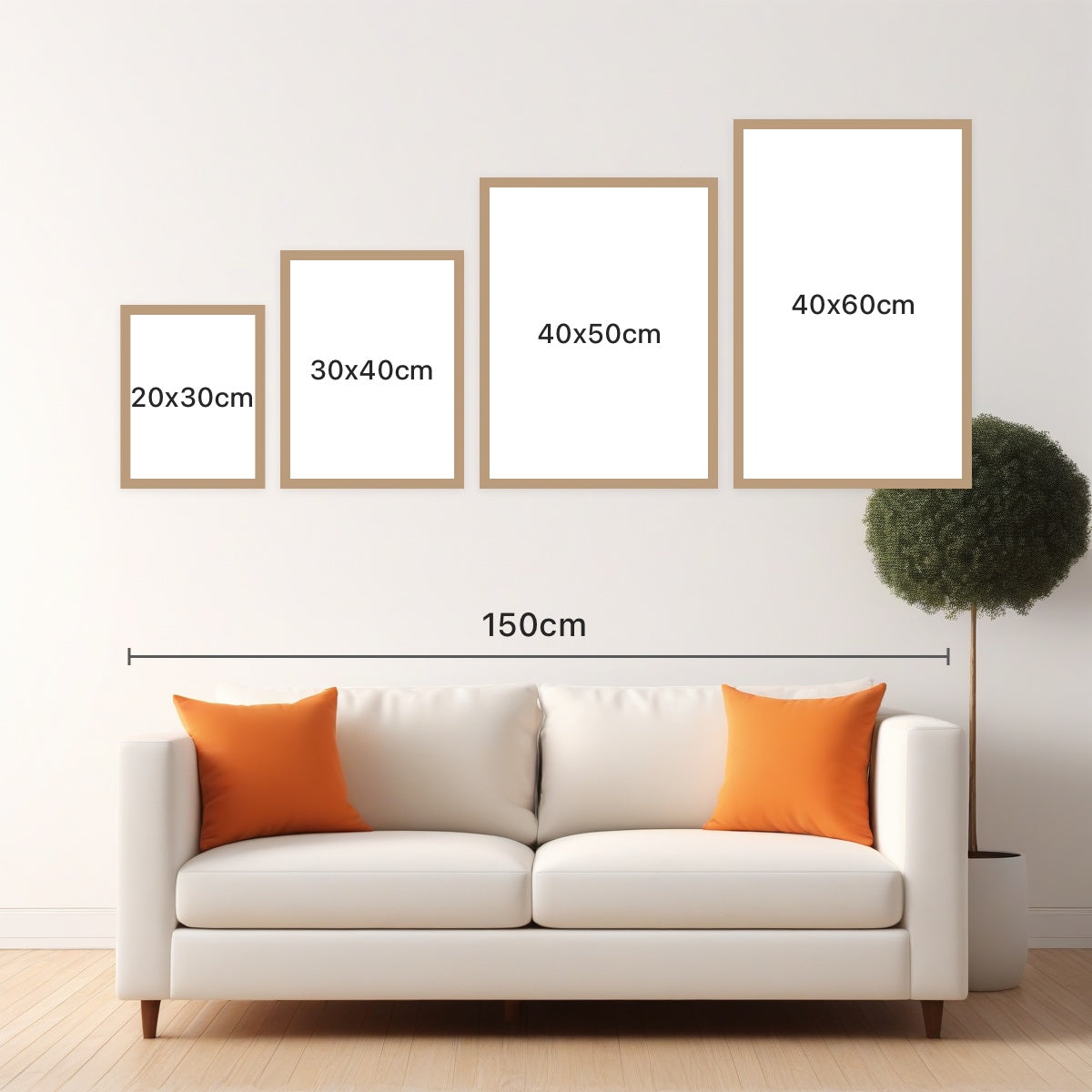 Personalized Birth flower Names Frame  as Gift for Mum, Family