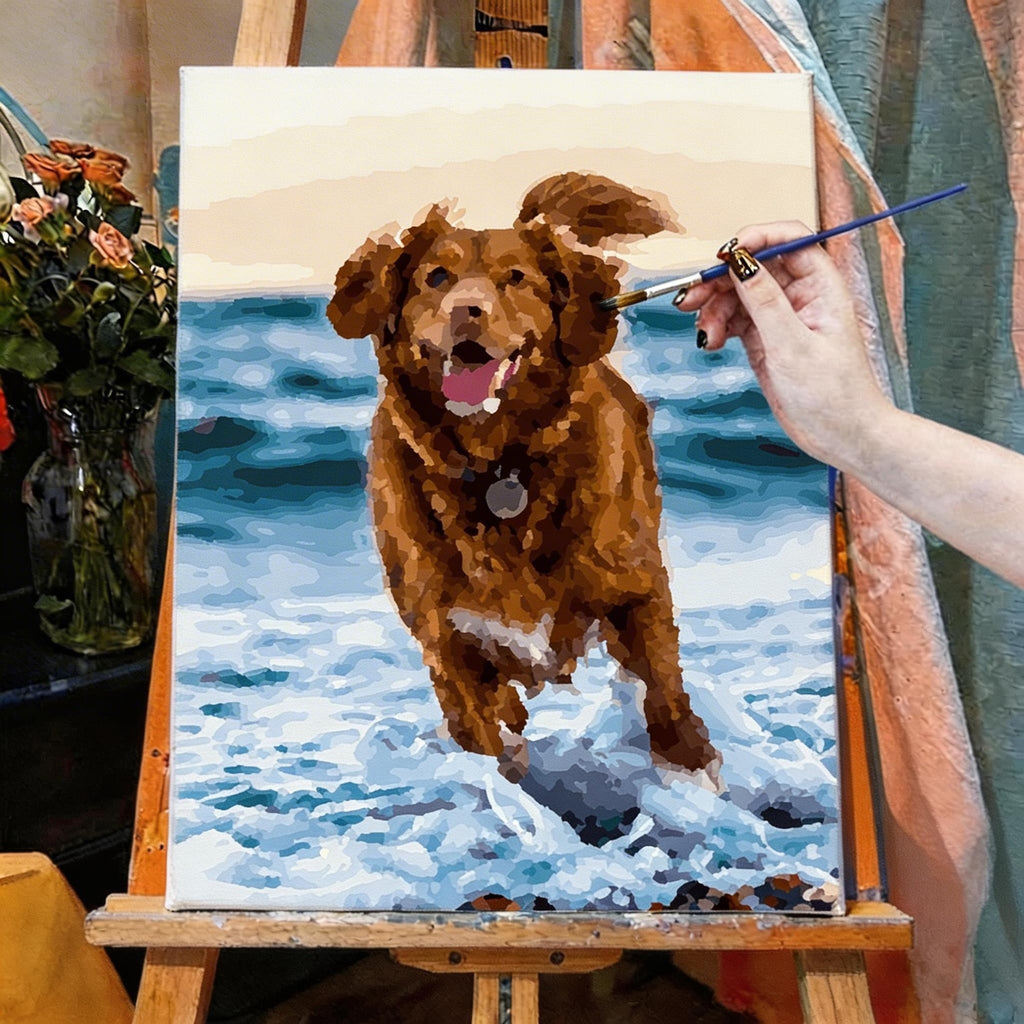 Paint My Pet by Numbers - Personalized Pet Portraits