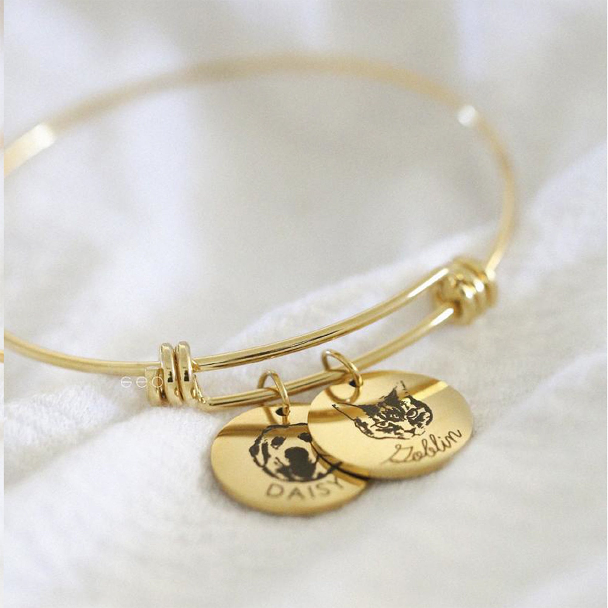 Personalized Pet Portrait Bangle