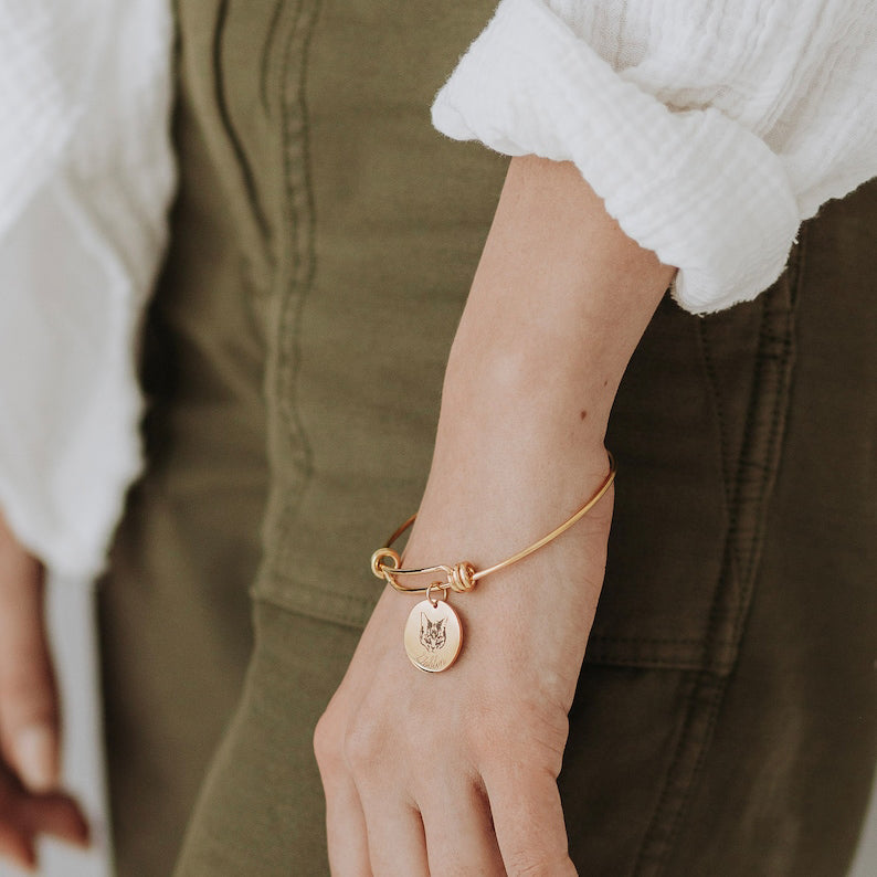 Personalized Pet Portrait Bangle