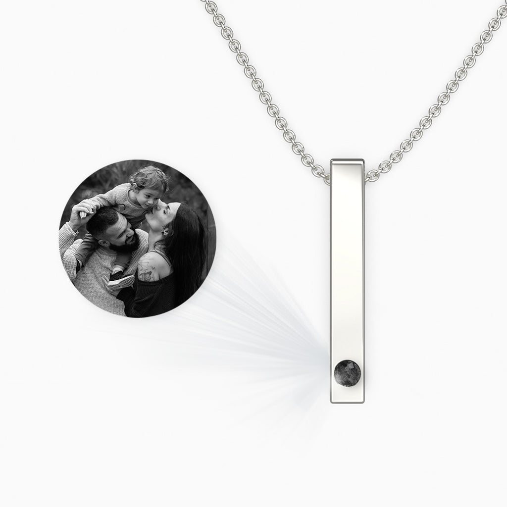 Handmade Personalized Projection Pillar Necklace