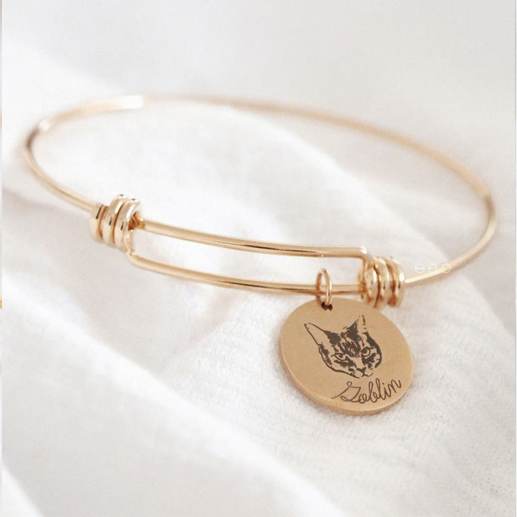 Personalized Pet Portrait Bangle