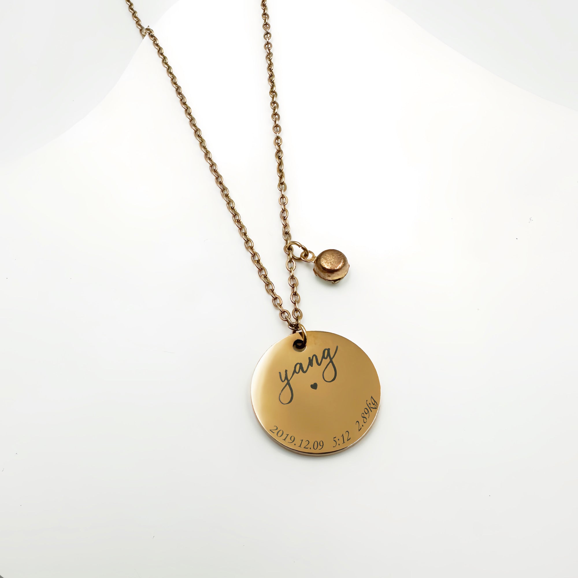 Personalized Kid Hand and Foot Print Necklaces